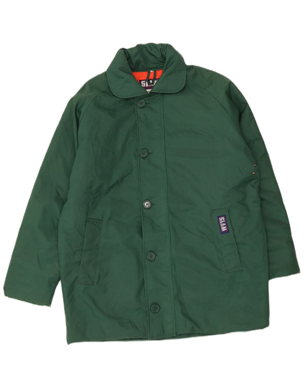 Slam Mens Padded Coat UK 38 Medium Green Nylon