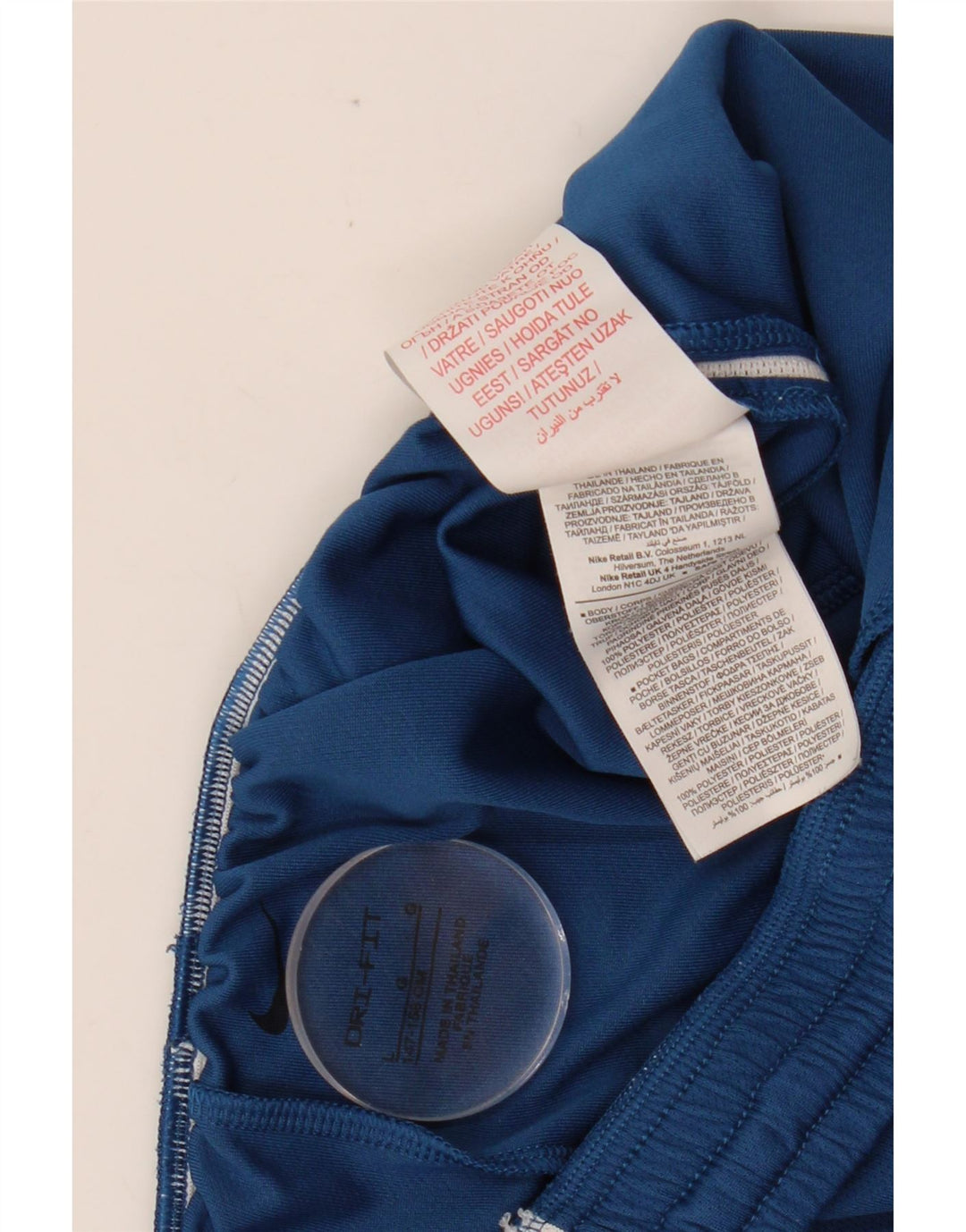 NIKE Dri-Fit-Sportshorts für Mädchen, 12–13 Jahre, Größe L, Marineblau, Farbblock