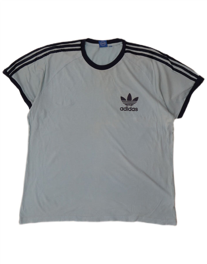 Adidas Herren T-Shirt Top XL Blau