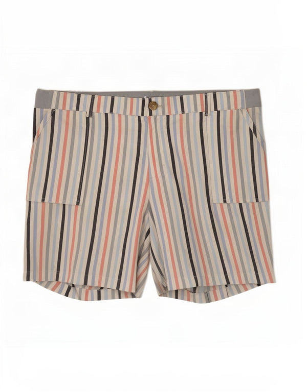 Lee Mens Mid Rise Regular Fit Bermuda Shorts XL W40 Mehrfarbig gestreift