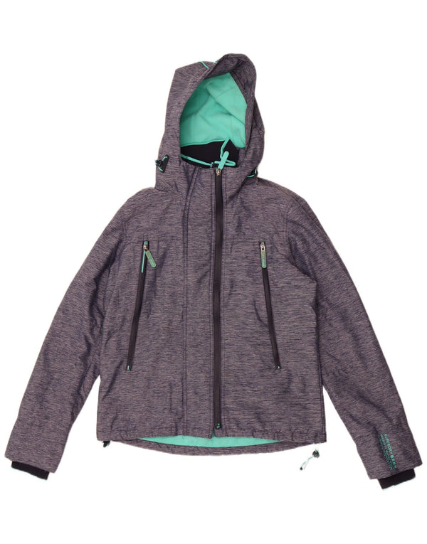 Superdry Damen Windcheater Windjacke UK 12 Medium Marineblau