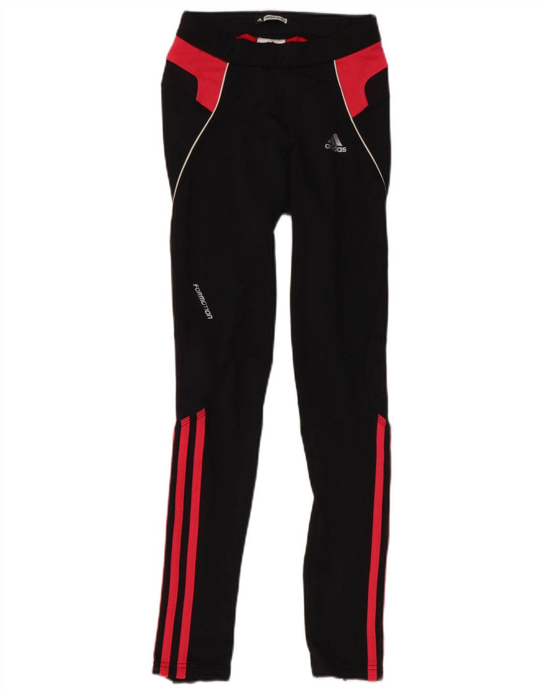 Adidas Damen Response Graphic Leggings UK 6 XS Schwarz Colourblock Polyester