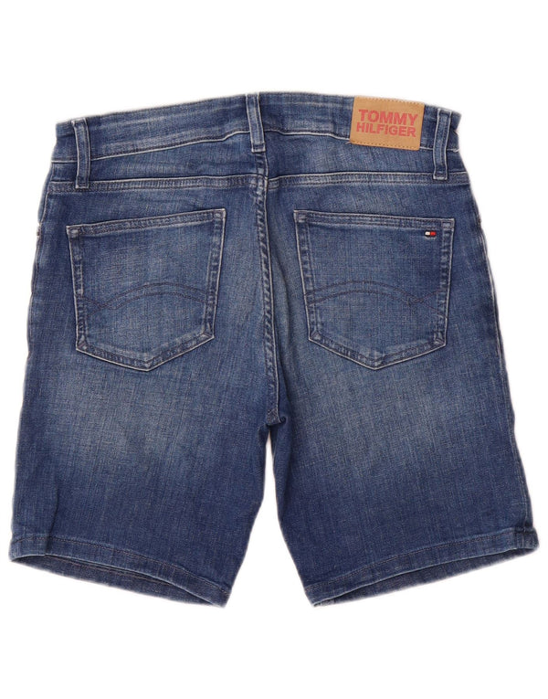 Tommy Hilfiger Denim-Shorts für Mädchen, 15–16 Jahre, W28, blaue Baumwolle