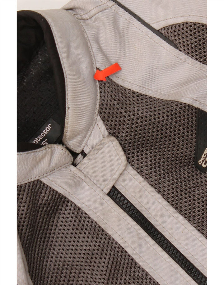 Clover Womens Graphic Racer Jacket UK 6 XS Mehrfarbiger Farbblock