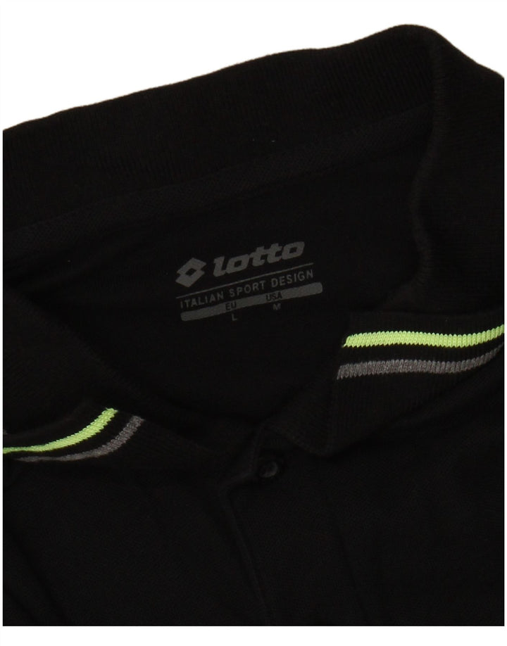 LOTTO Herren Poloshirt Medium Schwarz