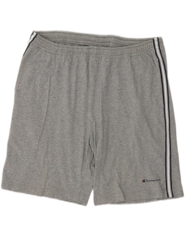 CHAMPION Herren-Sportshorts, groß, graue Baumwolle
