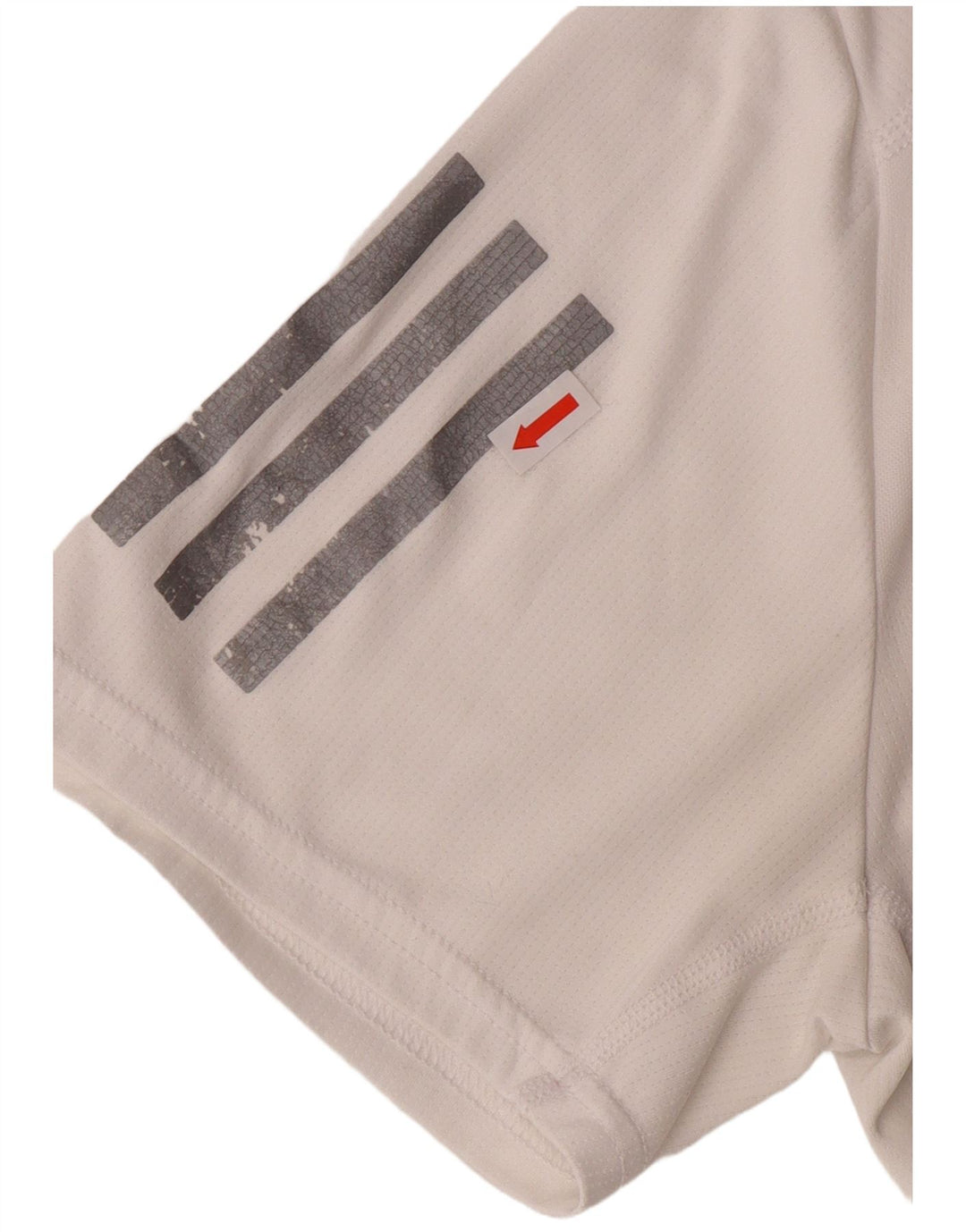 Adidas Herren T-Shirt Top Small Weiß Polyester