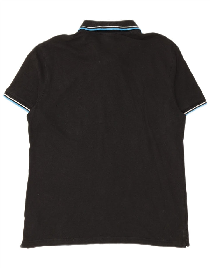 DIADORA Herren Poloshirt XL Schwarz Baumwolle