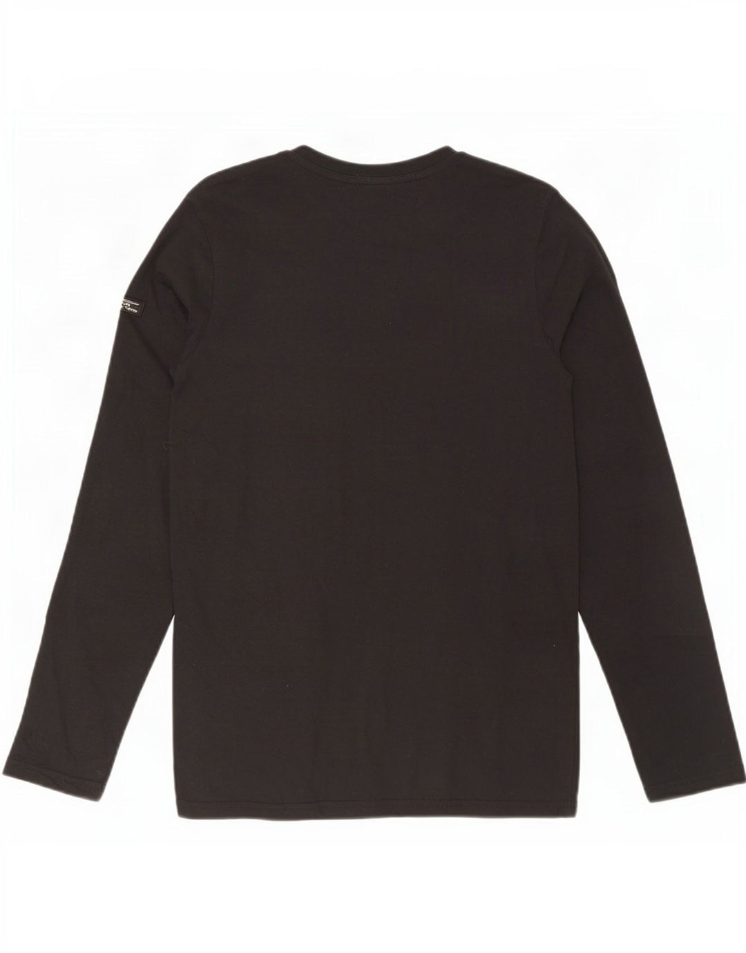 Superdry Herren Grafik-Oberteil, langärmelig, mittelschwarz, Baumwolle