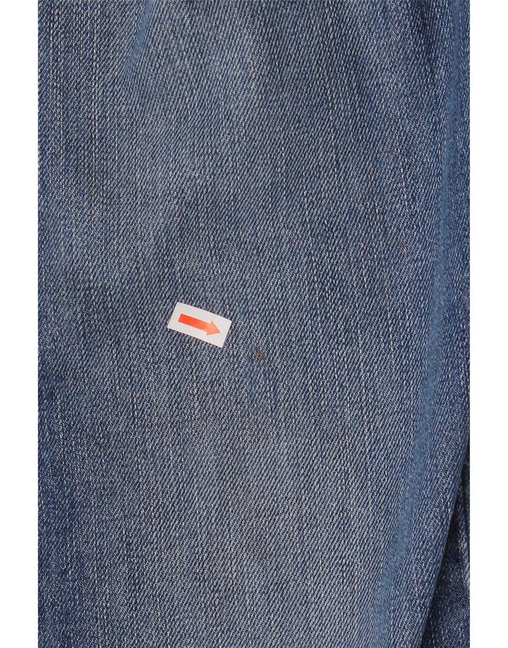 Wrangler Herren Straight Jeans W34 L34 Blaue Baumwolle