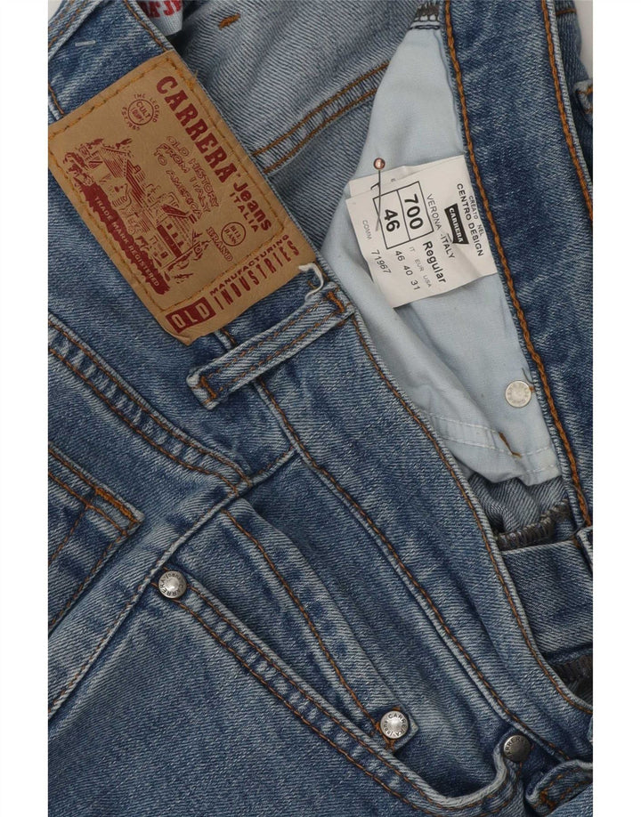 Carrera Herren 700 Regular Straight Jeans W31 L30 Blaue Baumwolle