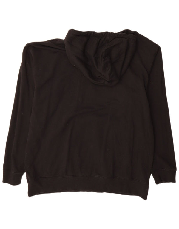 ADIDAS Herren Deutscher Fußball Bund Graphic Hoodie Pullover Large Schwarz