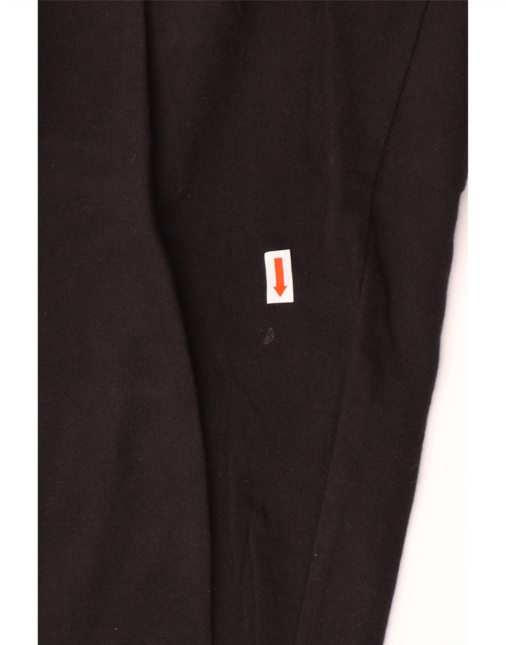 DKNY Mens Tracksuit Trousers Joggers Small  Black Cotton
