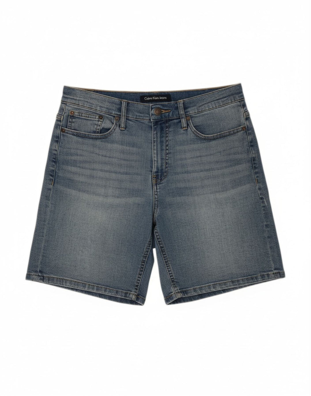 CALVIN KLEIN Womens Denim Shorts W28 Medium Blue Cotton