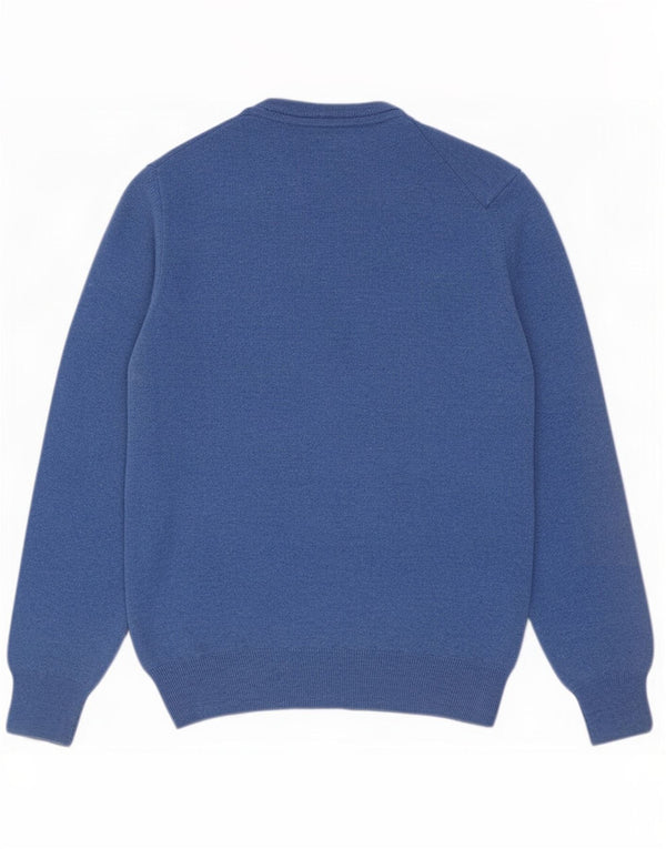 North Sails Mens Crew Neck Jumper Sweater Large Blue Wool