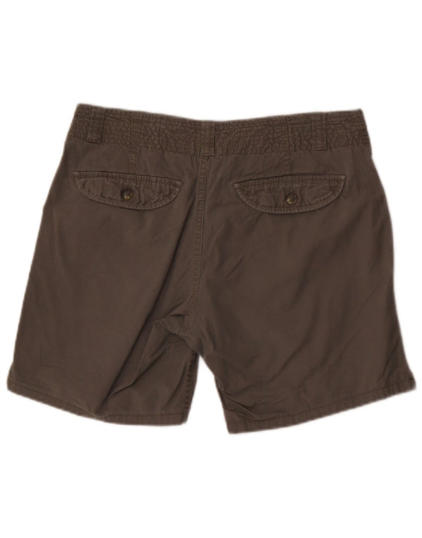 Dockers Damen Curvy Mid Rise Chino Shorts US 8 Medium W32 Graue Baumwolle