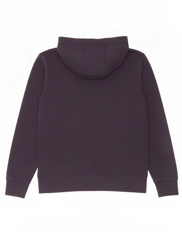 Tommy Hilfiger Damen-Kapuzenpullover mit Grafik, UK 14, mittelmarineblaue Baumwolle
