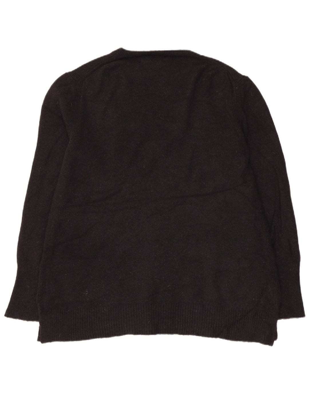 J. Crew Damen-Pullover mit V-Ausschnitt, UK 16, Größe L, schwarzes Nylon