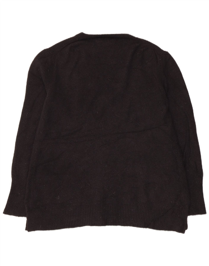 J. Crew Damen-Pullover mit V-Ausschnitt, UK 16, Größe L, schwarzes Nylon