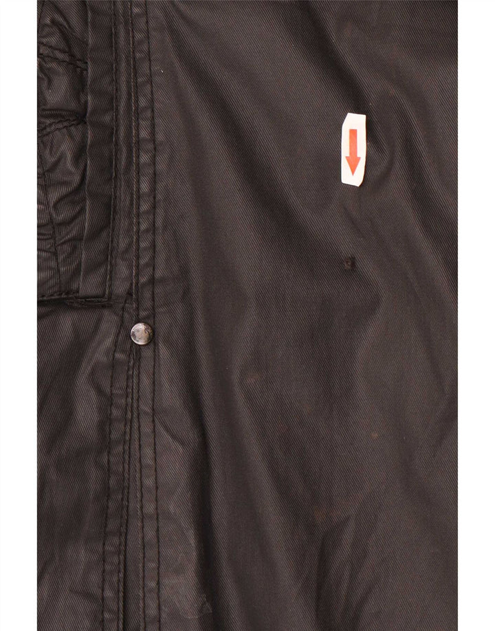 KHUJO Damen Trenchcoat UK 18 XL Schwarz Polyester