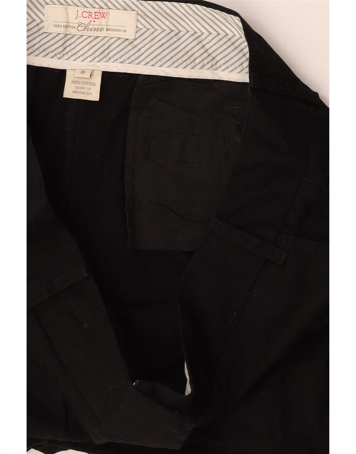J. CREW Womens Chino Shorts US 8 Medium W32  Black Cotton Vintage J. Crew and Second-Hand J. Crew from Messina Hembry 