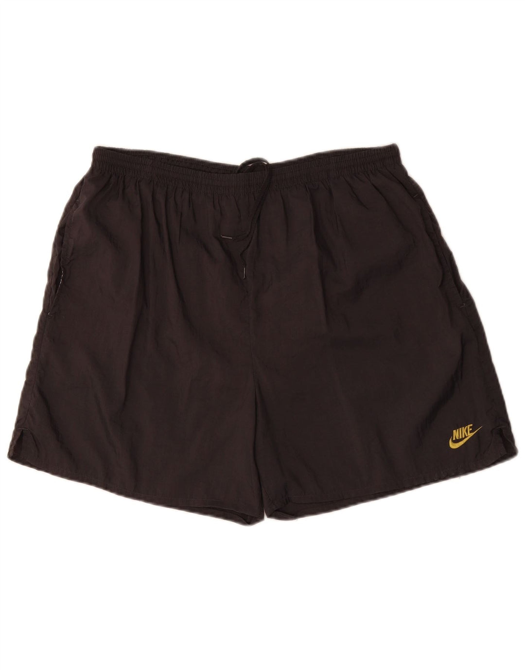 NIKE Herren-Sportshorts mit Grafik, groß, graues Nylon