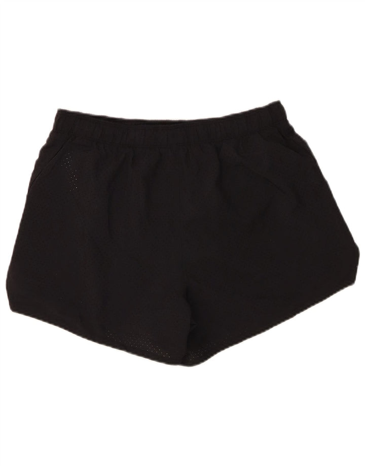 Nike Damen Dri Fit Sport Shorts UK 14 Medium Schwarz Polyester