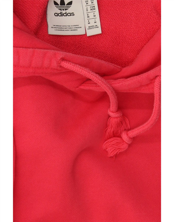 ADIDAS Mens Hoodie Jumper Medium Red Cotton Vintage Adidas and Second-Hand Adidas from Messina Hembry 