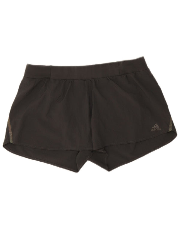 Adidas Damen Climalite Sport Shorts UK 14 Large Grau