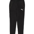 PUMA Womens Graphic Tracksuit Trousers UK 10 Small Black Vintage Puma and Second-Hand Puma from Messina Hembry 