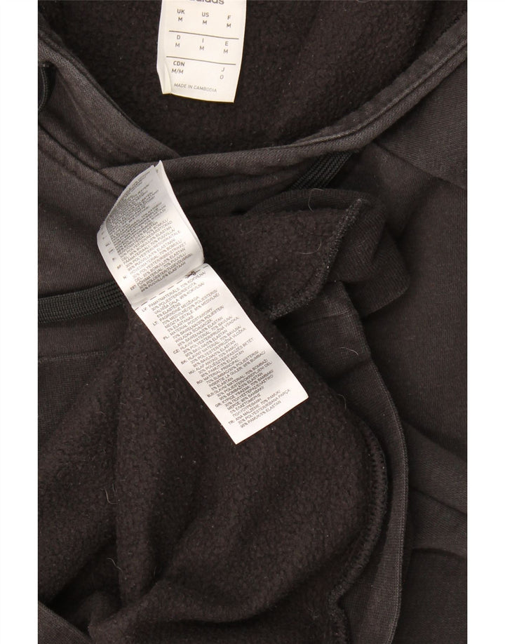 Adidas Herren Kapuzenpullover Mittelschwarz Baumwolle