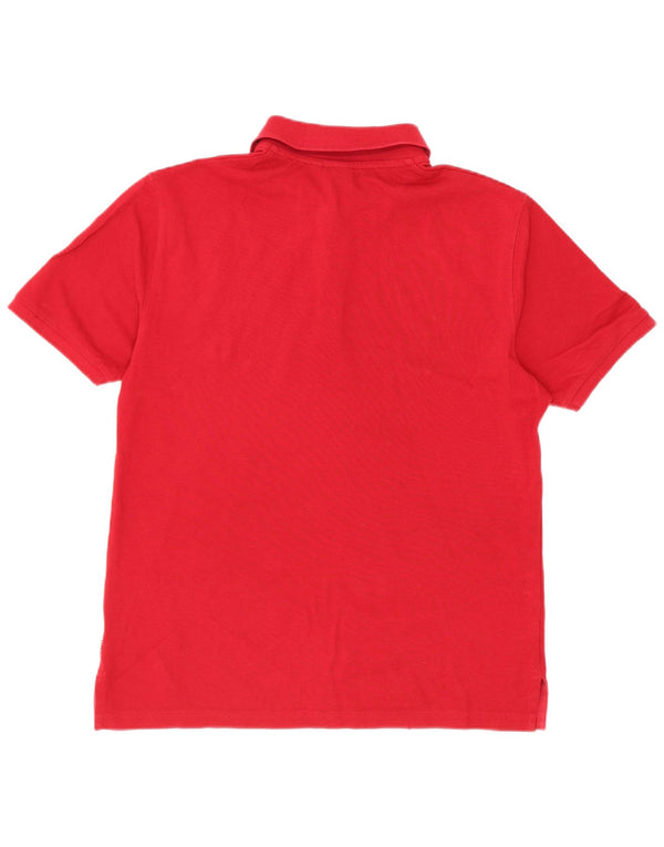 Hugo Boss Poloshirt für Jungen, 13–14 Jahre, Größe S, rote Baumwolle