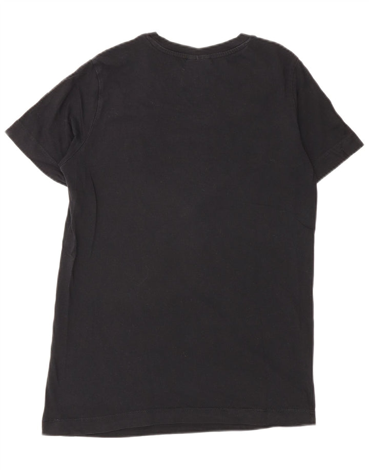 Champion Damen-T-Shirt mit Grafik, Größe S, schwarze Baumwolle