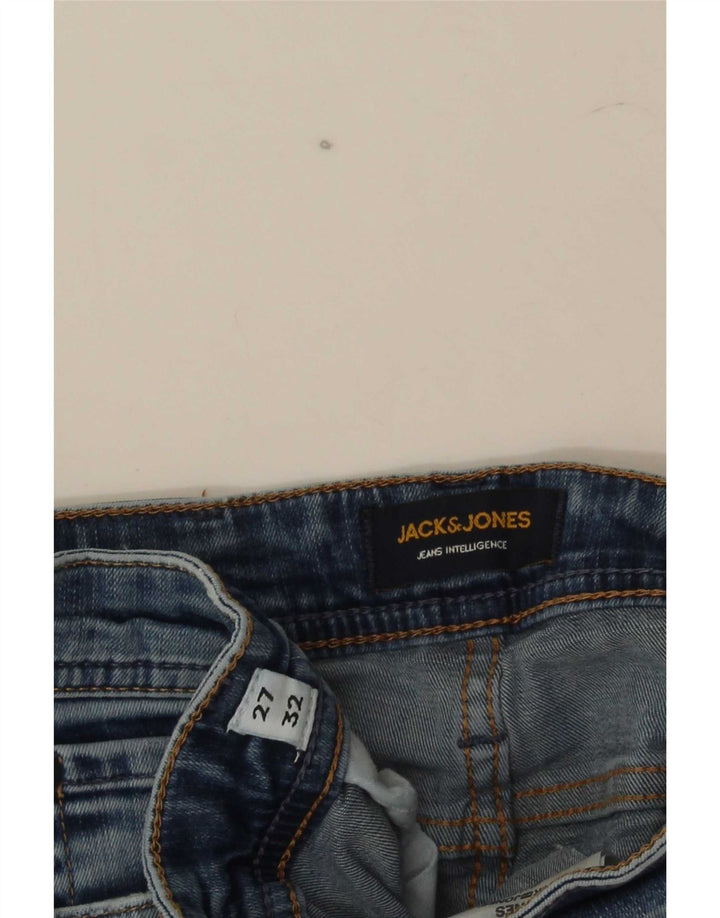 Jack & Jones Herren GLENN Slim Jeans W27 L32 Blaue Baumwolle