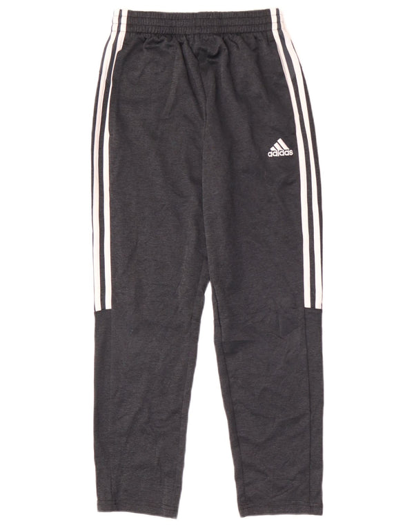 Adidas Trainingshose für Jungen, 10–11 Jahre, mittelgraues Polyester