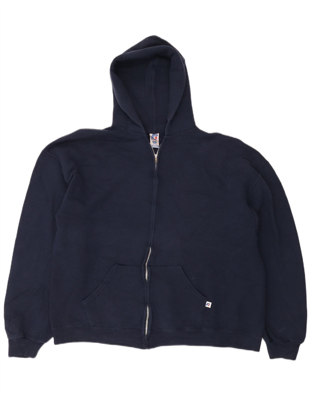 RUSSELL ATHLETIC Damen Dri-Power Zip Hoodie Pullover UK 18 XL Marineblau