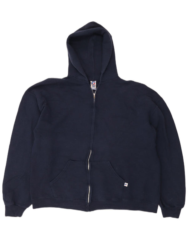 RUSSELL ATHLETIC Damen Dri-Power Zip Hoodie Pullover UK 18 XL Marineblau