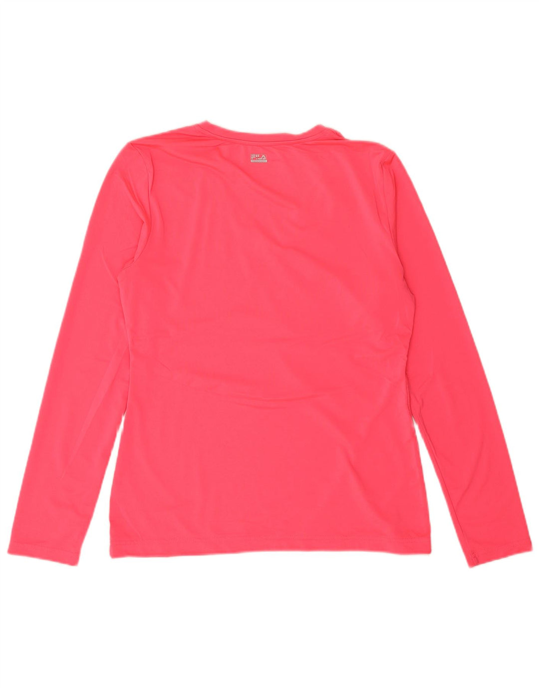 FILA Damen Top Langarm UK 16 Large Rosa Polyester