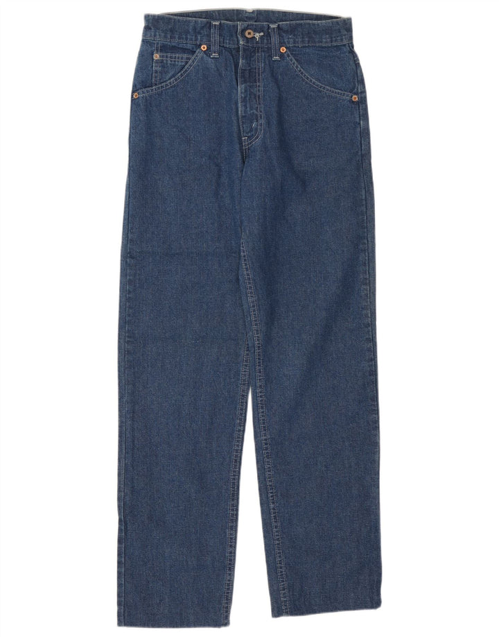 Levi's Damen Straight Jeans W29 L29 Blaue Baumwolle