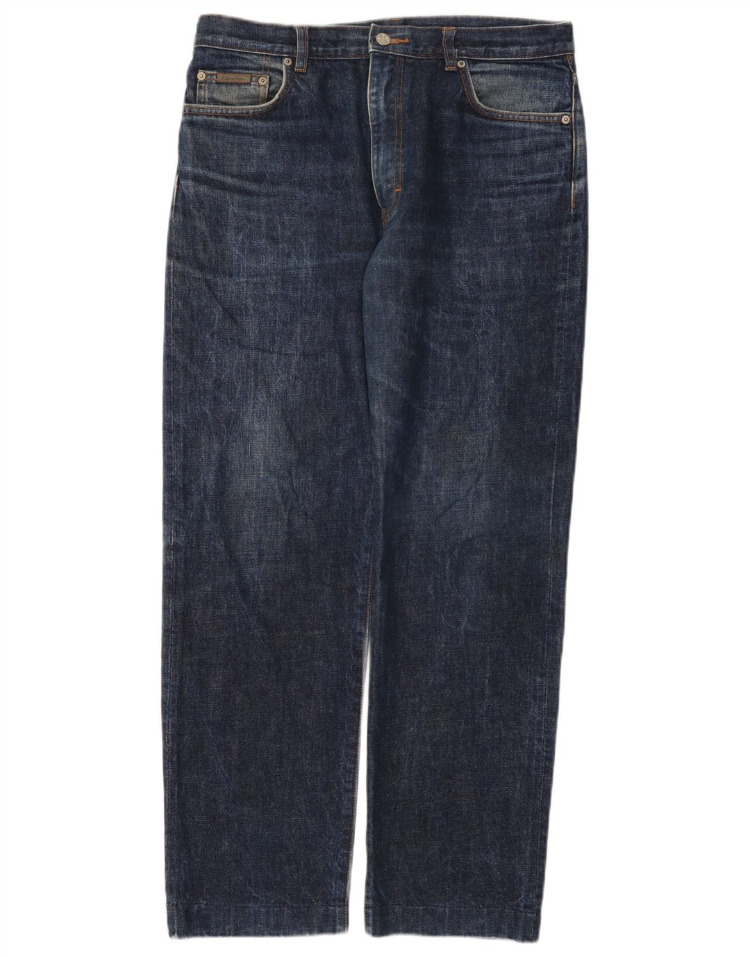 Calvin Klein Herren Straight Jeans W33 L29 Blaue Baumwolle