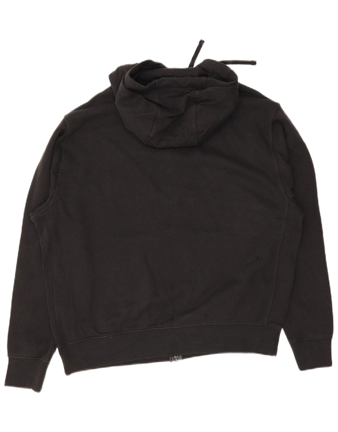 Nike Herren-Kapuzenpullover mit Reißverschluss, groß, aus schwarzer Baumwolle