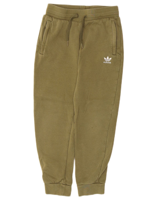 Adidas Jungen Trainingshose Jogger 9–10 Jahre Khaki Baumwolle
