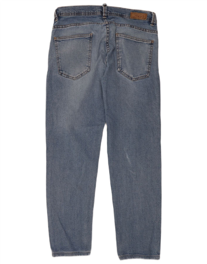 Zara Herren Slim Jeans EU 44 Large W34 L30 Blau