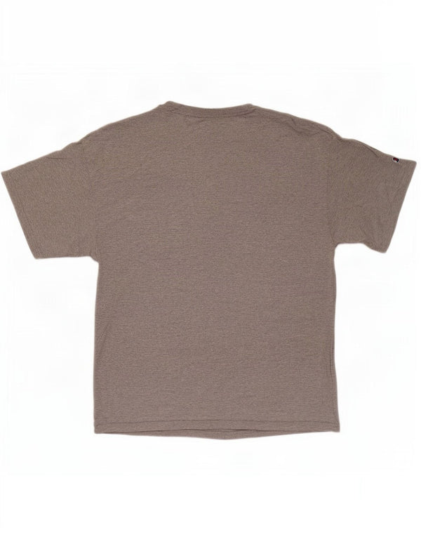 Champion Herren Georgetown Graphic T-Shirt Top XL Grau Baumwolle