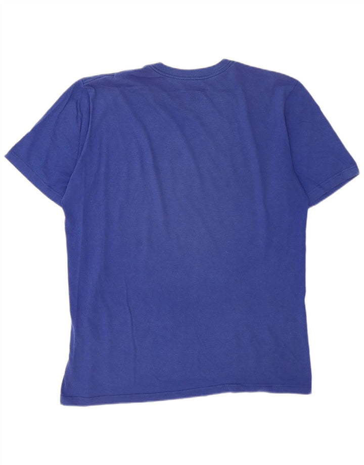 Nike Herren-T-Shirt mit normaler Passform, Grafik, Größe L, Blau