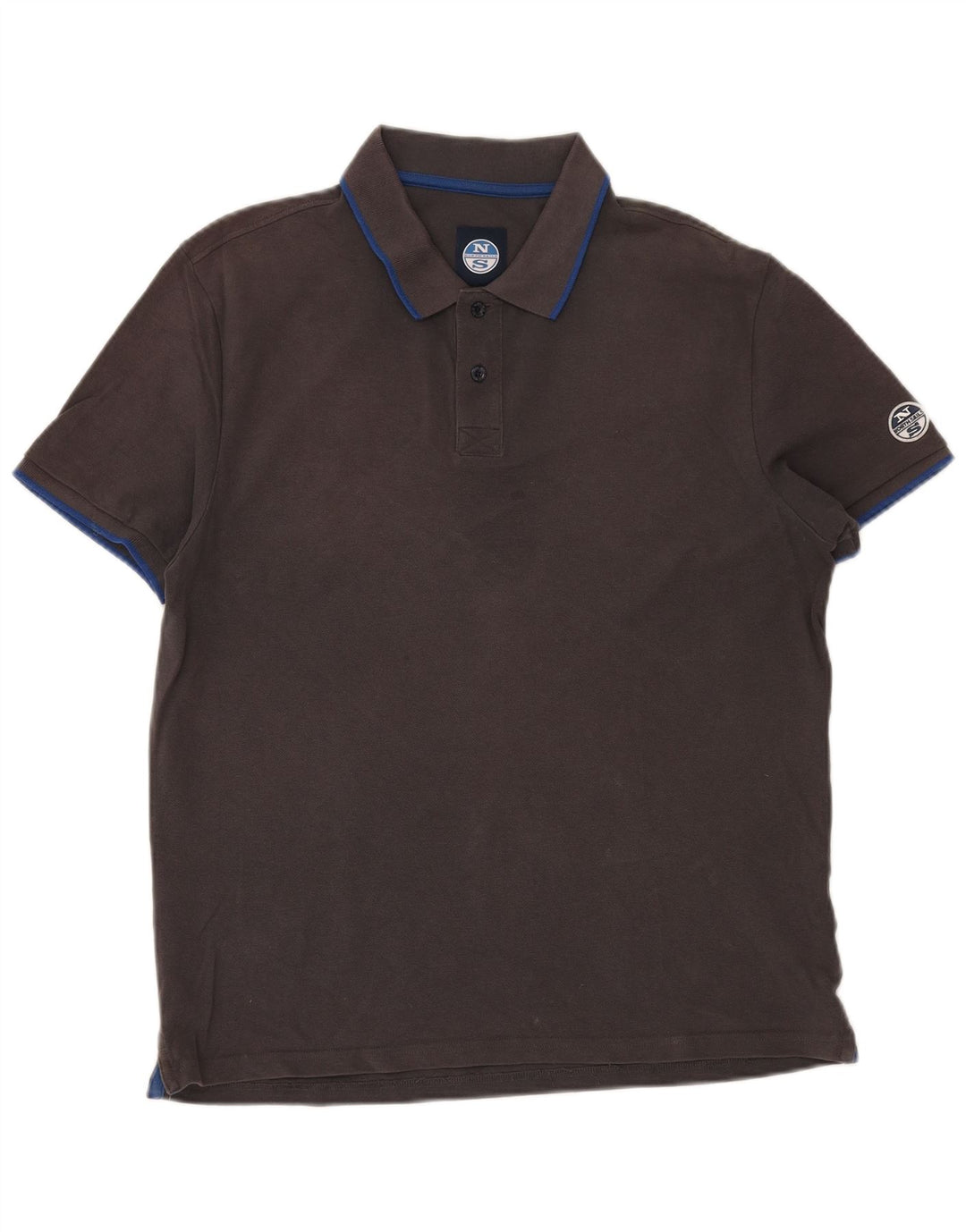 NORTH SAILS Herren-Poloshirt, große graue Baumwolle
