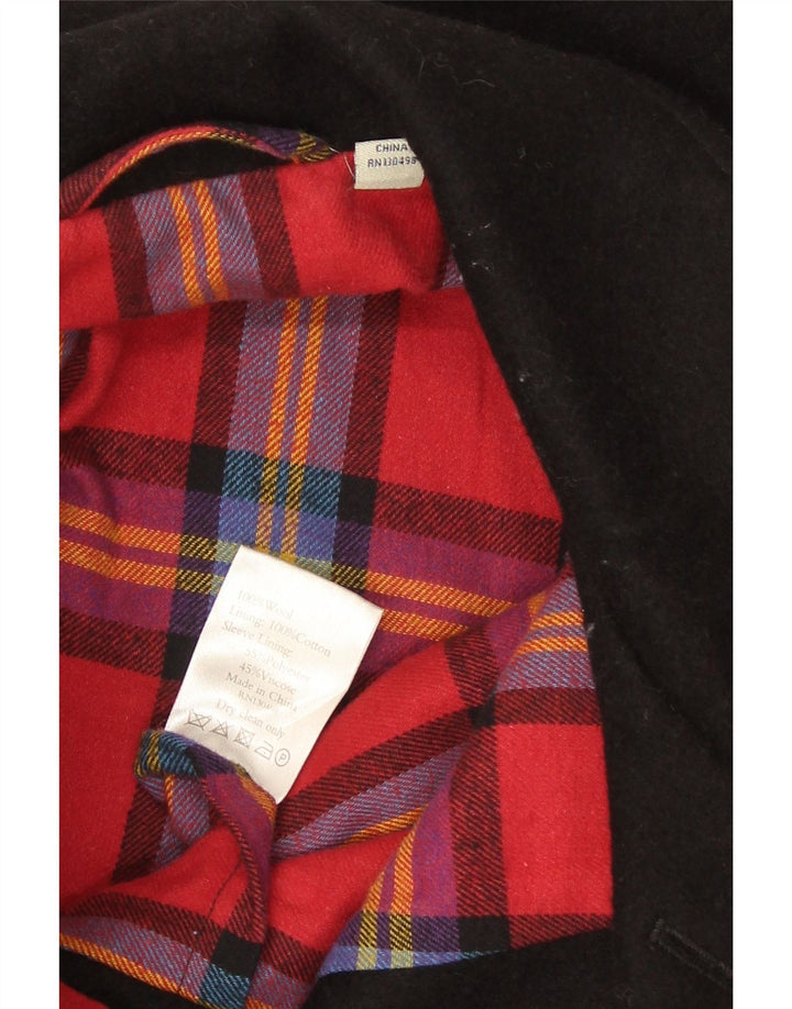 Jack Wills Herren-Blazer mit 3 Knöpfen, Gr. 36, Größe S, schwarze Wolle