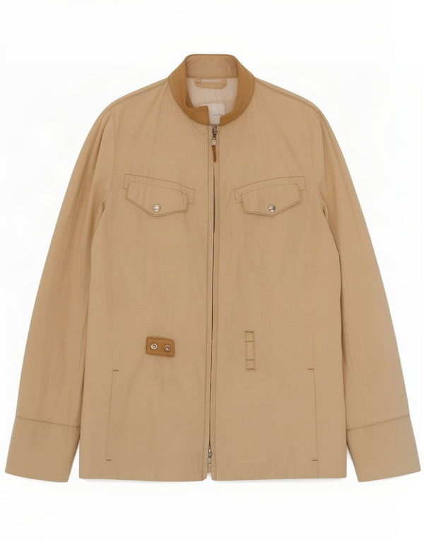 Belfe Damen Utility-Jacke UK 8 Small Beige Baumwolle