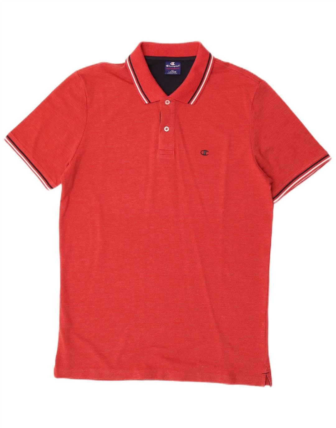Champion Herren-Poloshirt, Größe L, Rot