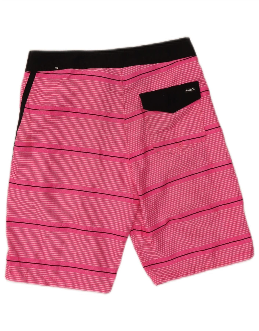 Hurley Badeshorts für Jungen, 11–12 Jahre, rosa gestreift, Polyester